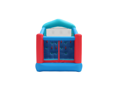 Надувной батут с тройной горкой «Гонка»