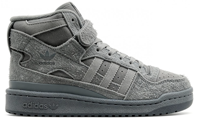 Кроссовки Adidas Forum High Suede Grey зимние