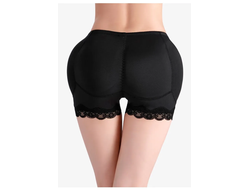 Трусы пуш-ап для бедер и ягодиц (черные / беж)