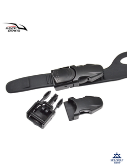 Ремешки для ласт Keep Diving с клипсой (пара) 46,5см