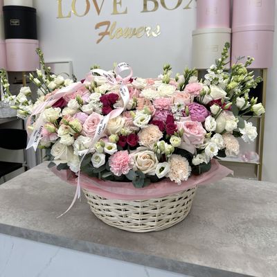 КОРЗИНА МИКС ЦВЕТОВ №20