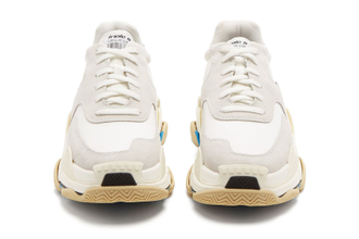 Balenciaga Triple-S White Grey Blue Suede