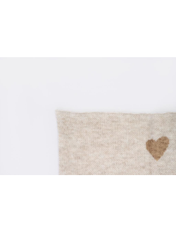 Плед "Лама мама" бежевый