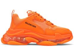 Balenciaga Triple S Sneaker Clear Sole Orange
