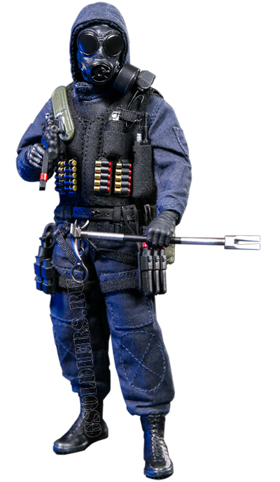 Британский спецназ САС - Коллекционная фигурка 1/12 POCKET ELITE SERIES: SAS CRW Breacher (PES002) - DAMTOYS