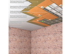 Шумоизоляция потолка - система "Стандарт+ Комфорт"