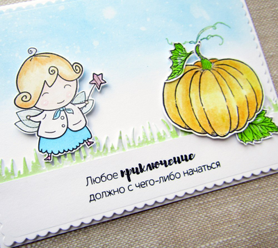 ФП штамп "Листики и завитки"