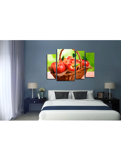 Модульная картина "Красное яблоки"