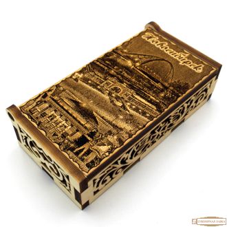 Шкатулка из кедра «Коллаж» Новосибирск