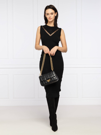 Сумка женская Michael Kors Soho стеганая черная