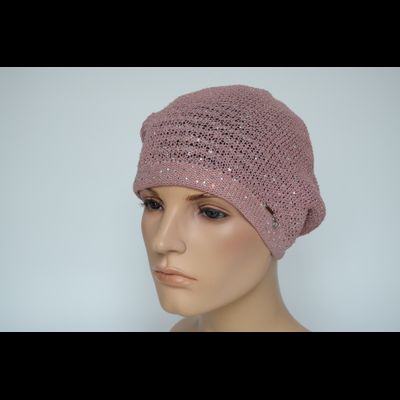 Берет розовый женский Vizio Италия 7079