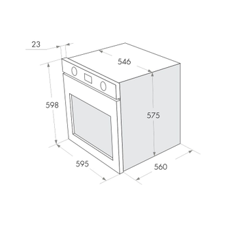 Газовый духовой шкаф MAUNFELD MGOG.673W