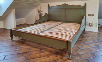 Кровать с боковинами, в стиле прованс.