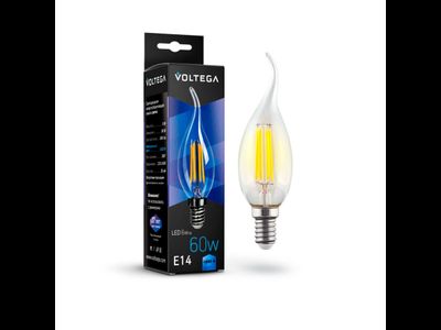 Светодиодная лампа Crystal Candle wind 6W 4000K E14 360°, 7018