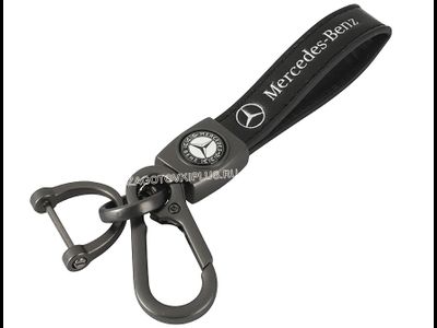 Премиум кожаный брелок с логотипом MERCEDES