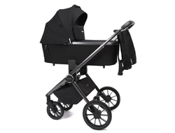 Коляска 2в1 Peppy Monaco 2025 Black GP, рама графит