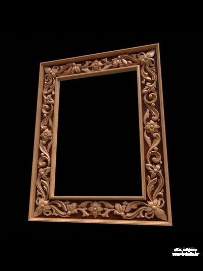 Резная рама для зеркала, stl model