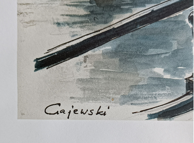 "Набережная" принт Franciszek Gajewski 2010-е годы