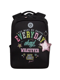 Рюкзак школьный GRIZZLY RG-466-5 Черный