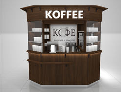 Кофе киоск PC4 для продажи кофе и чая на вынос