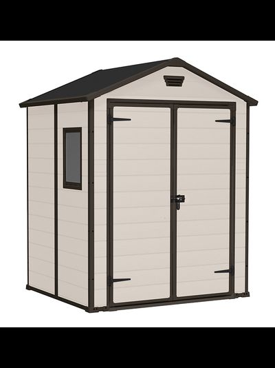 Сарай "Манор 6x5" (размеры 175 x 145 см), бежевый