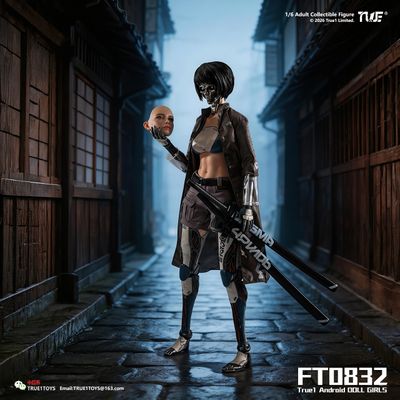ПРЕДЗАКАЗ - Девушка-киборг (в сером) - Коллекционная фигурка 1/6 Android Bill Action Figure BLACK Hair (FT0832B) - True1Toys ?ЦЕНА: 22900 РУБ.?