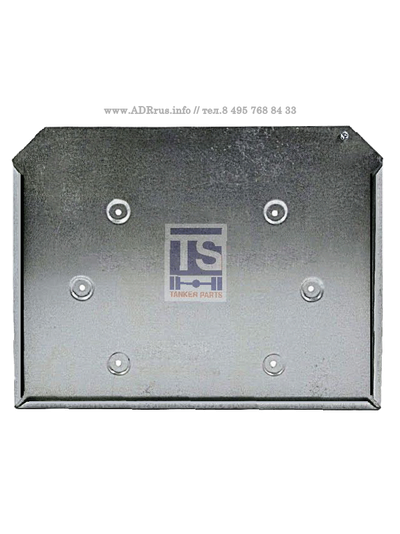 Кронштейн для оранжевой таблички 30x40см без черной рамки