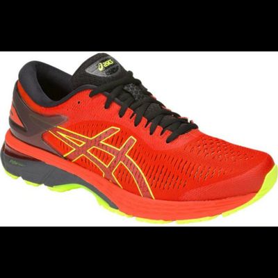 Asics Gel-Kayano 25 Красные с желтым
