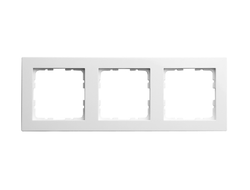 Рамка 3 поста Wedder R1, белая