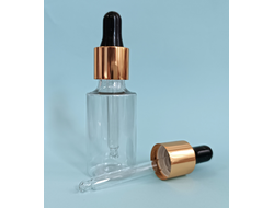 Пипетка 18/410 золото с черной кнопкой, арт. 9612