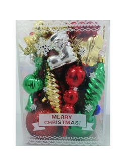 Елочные игрушки "Ассорти" Набор фигур #LC13-5H 5уп