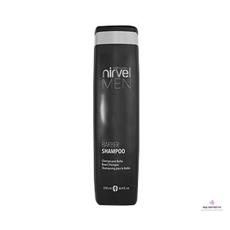 NIRVEL Шампунь для волос, бороды и усов Barber Shampoo, прозрачный, 250 мл