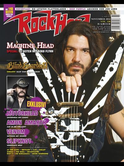 Rock Hard Magazine November 2014 Machine Head Cover, Немецкие журналы в России, Intpressshop