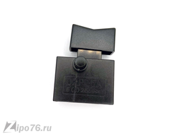 Выключатель с тонким фиксатором короткой клавишей птичка 164