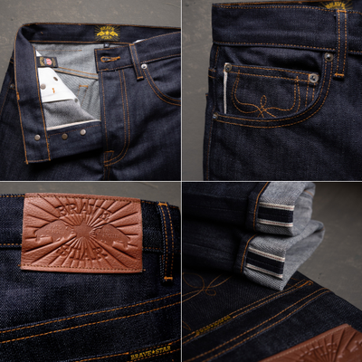 Джинсы =Brave Star= Mojave Western Cut 14oz Hardline Japan Selvage Denim
