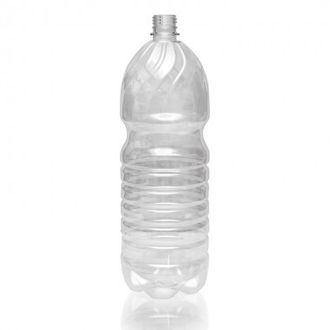 Бутылка ПЭТ 2,0 литр прозрачная с крышкой (42шт.)