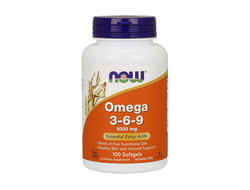 (NOW) OMEGA 3-6-9 1000 mg - (100 капс)