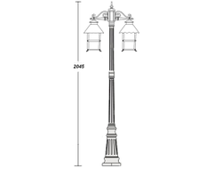 Садово-парковый светильник серии  Caior  II-2