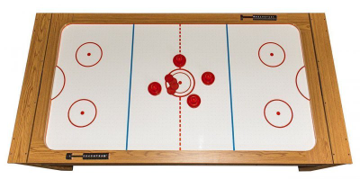 Cтол-трансформер DBO «Twister» 3 в 1 (бильярд, аэрохоккей, настольный теннис, 217 х 107,5 х 81 см, дуб)