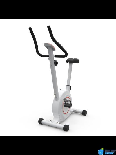 Велотренажер DFC B504BWO магнитный (белый корпус, оранжевая полоса)