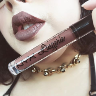 Жидкая матовая помада NYX Lip Lingerie 05 Beauty Mark