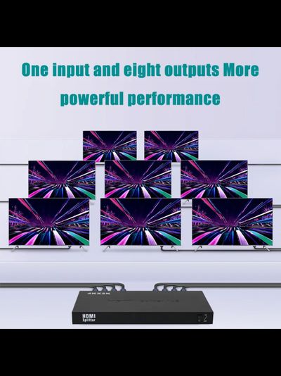 HDMI-разветвитель один на 8 4к (ULTRA HD 4K/60Hz (3840x2160) и ниже) HSP0108HV2-2.0