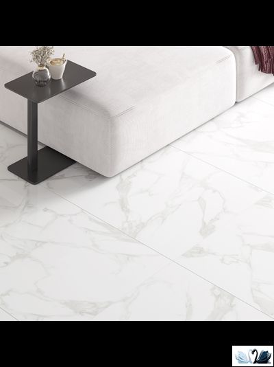 Керамогранит Italica Statuario Perfect Silver 60х120 см белый полированный