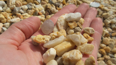 Галька кварцевая