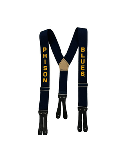 Подтяжки Prison Blues® Y-back (тип Lee) с кожаными петлями