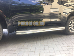 Защита порогов на Toyota Land Cruiser Prado 150 D42 ( Ленд Крузер Прадо 150) (2009-2017)