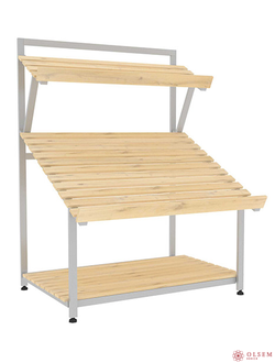 Стеллаж овощной ОР-4 (разборной) 1200х950х1200мм