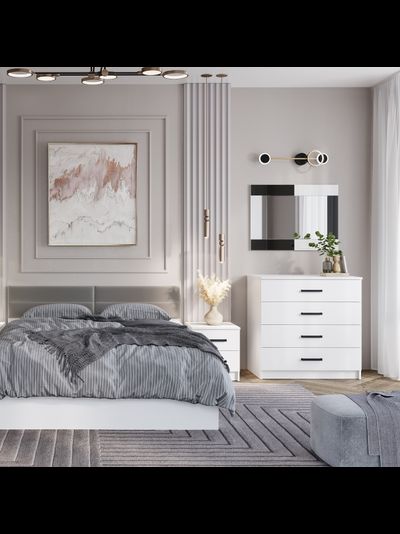 Фьюжн КМ-02 комод Белый