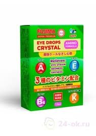 FUJIMA EYE DROPS CRYSTAL Soft Увлажняющие капли для глаз (13 мл).