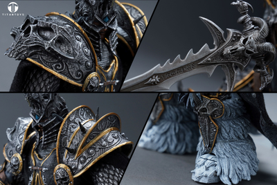 ПРЕДЗАКАЗ - Артас Менетил, Король-Лич (серия Warcraft) - Коллекционная фигурка 1/12 SCALE Frost Knight (TT001) - TITAN Toys ?ЦЕНА: 11500 РУБ.?